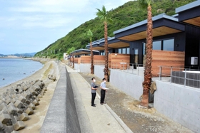 １０日にオープンする貸別荘「そらヴィラ海テラス南あわじ」＝南あわじ市湊