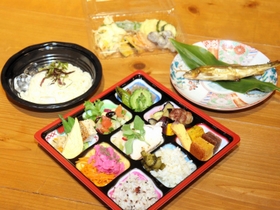 今が旬の夏野菜をたっぷり味わえる弁当