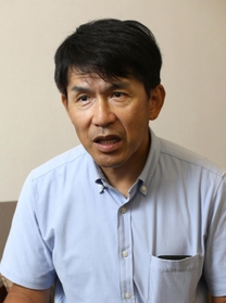 兵庫県遺族会の会長に就いた北浦基広さん＝姫路市本町（撮影・辰巳直之）