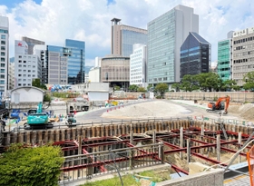 神戸市役所本庁舎２号館の建て替え予定地＝神戸市中央区加納町６