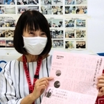 生理休暇についてのアンケートを実施した郵政産業労働者ユニオンの有村三津さん＝神戸市内