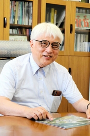 スプリング８の利活用について話す石川哲也・放射光科学研究センター長