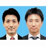 川西市長選に立候補した（左から届け出順に）越田謙治郎氏、山下隆志氏