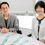 「孤立予防策を探る機会にしたい」と話す川田美和・兵庫県立大准教授（右）と大会実行委員長の松井勝也さん＝明石市北王子町、兵庫県立大明石看護キャンパス