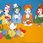 望さんが残した線画に小百合さんが色を足し、新たな命が吹き込まれた姉妹の合作