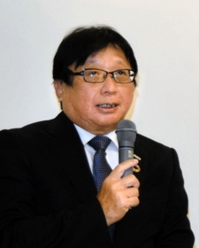 鈴木商店を現代に伝える共同プロジェクトについて会見する藤本昌義双日社長＝神戸市中央区加納町６