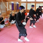 今年９月に奉納した「小踊」＝南あわじ市阿万上町（阿万風流踊保存会提供）