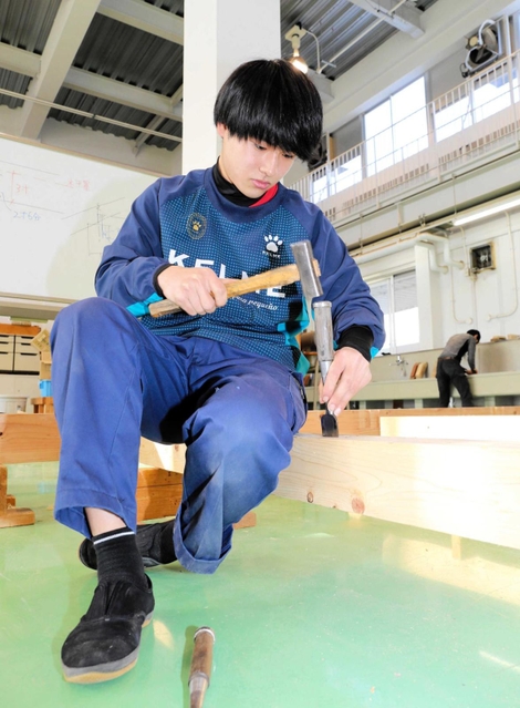 【木造建築コース】福元瑛貴さん＝姫路市市之郷