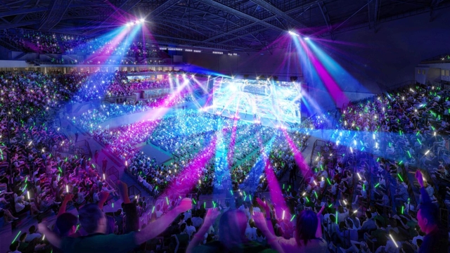 音楽コンサート時のイメージ（エヌ・ティ・ティ都市開発提供）
