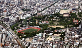 王子公園の一帯＝神戸市灘区