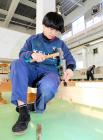【木造建築コース】福元瑛貴さん＝姫路市市之郷