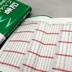 神戸新聞記者は必携の共同通信社「記者ハンドブック　新聞用字用語集」。年齢早見表は使いやすい巻末に載っている