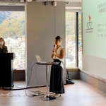 参加企業が「デザイン経営」に向けた現状や課題を報告した中間報告会＝アンカー神戸