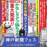 オンラインフェスを告知する中づり広告風ポスター