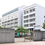 尼崎市立尼崎高校＝２０１９年５月、尼崎市上ノ島町１