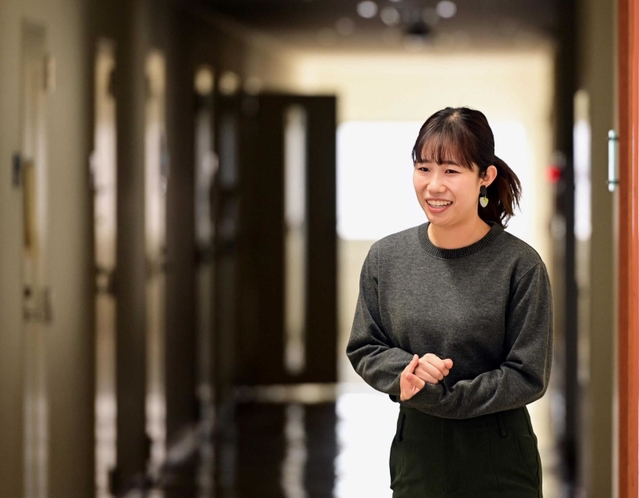 ギフテッドの子どもの支援に取り組む土居綾美さん＝神戸市灘区鶴甲３、神戸大大学院人間発達環境学研究科