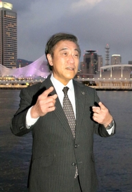 震災当時、医療関係者らのホテルシップとなった客船に乗り組んだ由良和久さん＝２０２２年１２月２３日、神戸市中央区東川崎町１