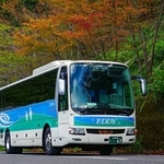 神戸・三宮ー祖谷・大歩危を乗り換えなしでつなぐ高速バス「グリラかずら橋号」（提供写真）