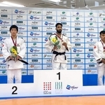 インド人選手が国際大会で初めて表彰台に上った「東京国際オープントーナメント」（長尾さん提供）