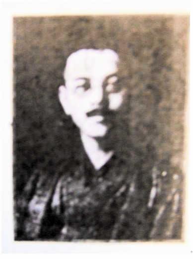 山崎新聞の初代発行兼編集人、山下駿治＝「宍粟郡案内」から（高田さん提供）