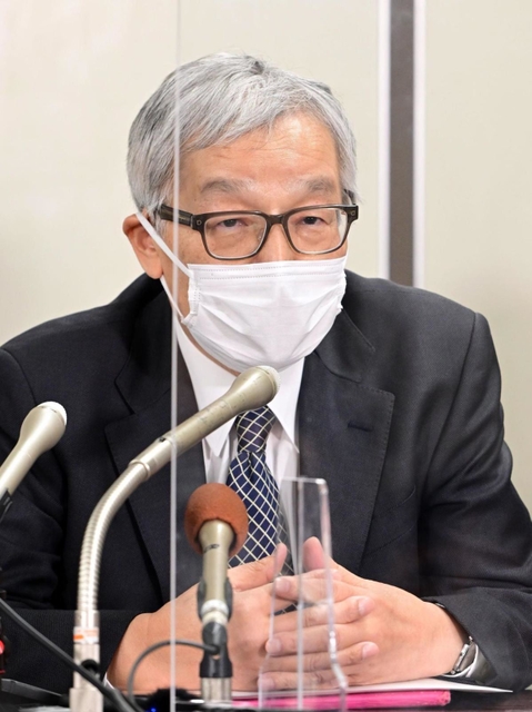 最高裁の有識者委員会で意見を述べた後、記者会見した土師守さん＝１４日午後、東京都千代田区