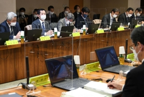 ＪＲ西日本の赤字ローカル線の維持・活性化策を検討する協議会＝神戸市中央区、兵庫県庁
