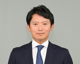 兵庫県の斎藤元彦知事＝２０２２年８月１日、神戸市中央区、兵庫県庁