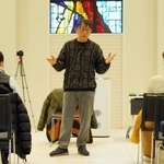 襲撃事件の状況や心境について語った宮台真司さん＝４日午後、神戸市中央区加納町２