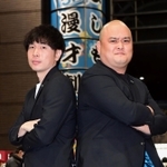 新型コロナウイルス禍による自粛期間は、芸を見つめ直す時間になったと話す「モンスーン」の小山英機（左）とＴ＠ＴＳＵ＝大阪市中央区
