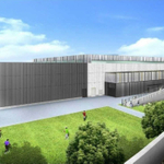 阪神タイガースファーム施設（室内練習場）の完成イメージ図（球団提供）