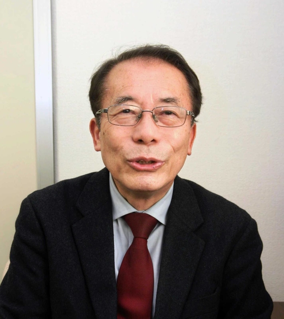 新社会党県本部委員長　粟原富夫氏