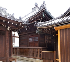 真言宗寺院「徳壽院」の本堂＝姫路市網干区宮内（兵庫県教育委員会提供）