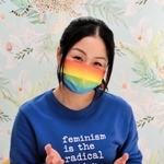 「ジェンダーを学ぶ人が一人でも増えてほしい」と語るアルテイシアさん＝神戸市内