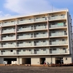 真新しい集合住宅が並ぶ閖上中央第一団地＝宮城県名取市閖上中央１