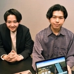 関西に特化し、長期インターンシップのマッチング事業を手がける佐保健太郎さん（左）と守高成悟さん＝神戸市中央区