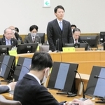 新型コロナウイルス感染症の５類移行を前に、兵庫県が開いた最後の対策本部会議＝２６日午後、兵庫県庁