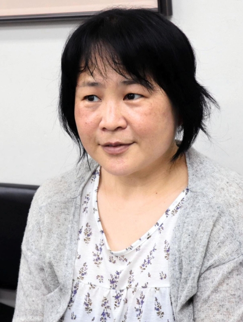 「自分の主張や発言には確信を持っている」と話す森松明希子さん＝大阪市内