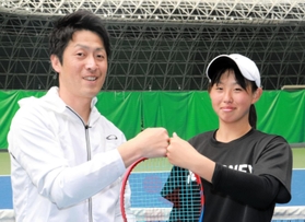 大西正樹さん（左）と瑠歌さん