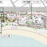新施設の配置図（神戸須磨Ｐａｒｋｓ＋Ｒｅｓｏｒｔｓ共同事業体提供）