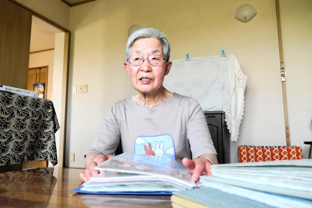 1960年安保闘争での国会突入時の混乱を振り返る赤松彰子さん＝三木市