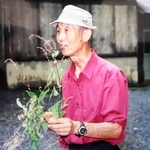 「西播磨のファーブル」として親しまれた内海功一さん（２０００年９月、内海明子さん提供）