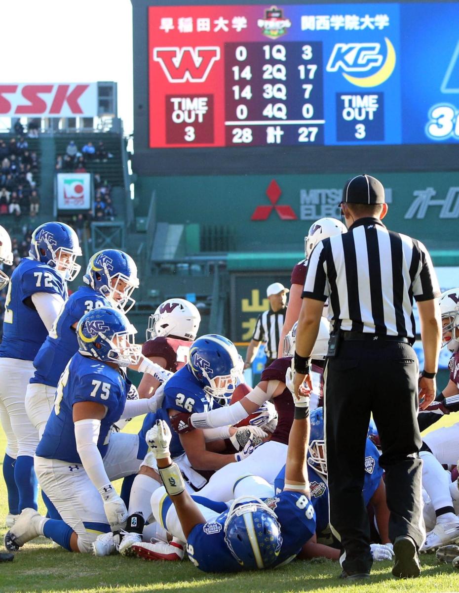 神戸新聞next スポーツ アメフト甲子園ボウル 関学大が２年連続３０度目の学生日本一