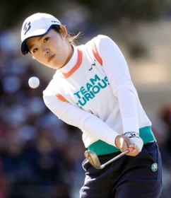 来季に向け、アプローチの技術向上を課題に挙げる古江彩佳＝１１月３０日、宮崎ＣＣ