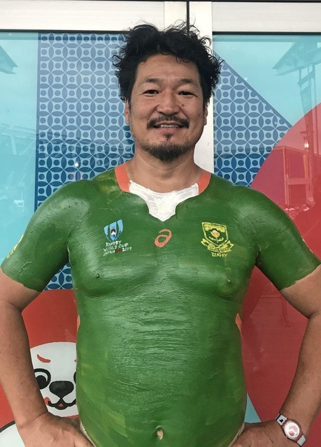 Ｗ杯を制した南アフリカのジャージー