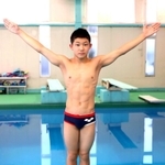 全競技を通じて日本男子史上最年少の五輪出場と、飛び込み日本勢初のメダルを目指す玉井陸斗（撮影・辰巳直之）