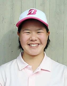 米国の国際大会で優勝した滝川第二高の橋本美月＝宝塚市、宝塚ゴルフ倶楽部