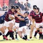 縦横無尽に走ってトライを量産し、大会史上最多の１６２点を挙げた報徳フィフティーン＝大阪府東大阪市、花園ラグビー場（撮影・吉田敦史）