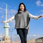 高橋大輔とのペアで北京五輪出場を目指す村元哉中＝神戸市中央区東川崎町１（撮影・鈴木雅之）