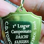 チリで開催された三枝大地選手権のメダル（三枝さん提供）