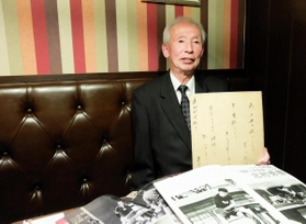元全日本学生卓球チャンプ北村秀樹さん＝千葉市内
